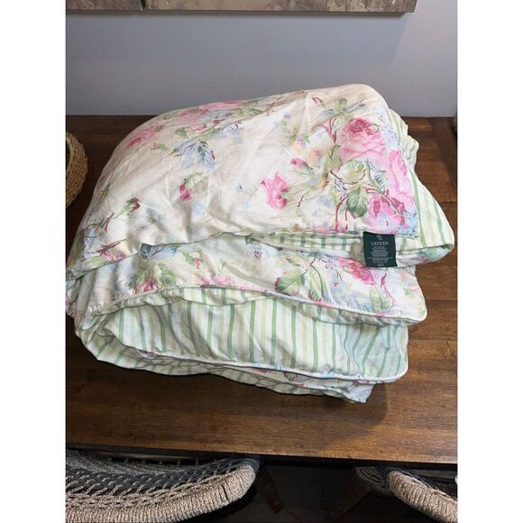 Vintage Ralph Lauren Water Floral Full/Queen Comforter - Picture 2 of 4